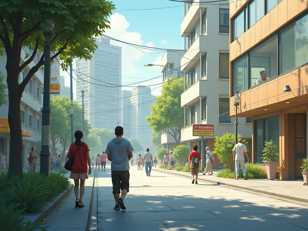 Three connected panels suggesting sequential daily steps